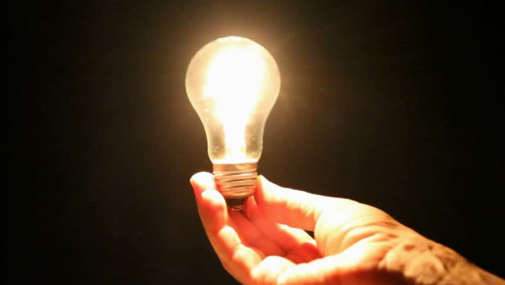 A lighting bulb