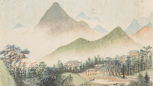 A traditional Chinese painting