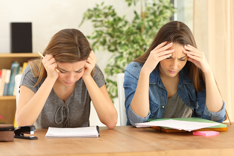 two women learning